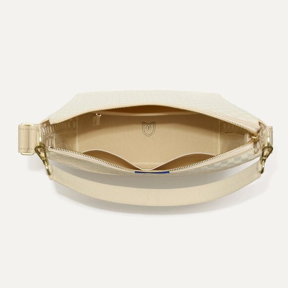 Rothy's The Mini Zip Bucket in White Sand - Picture 4 of 6